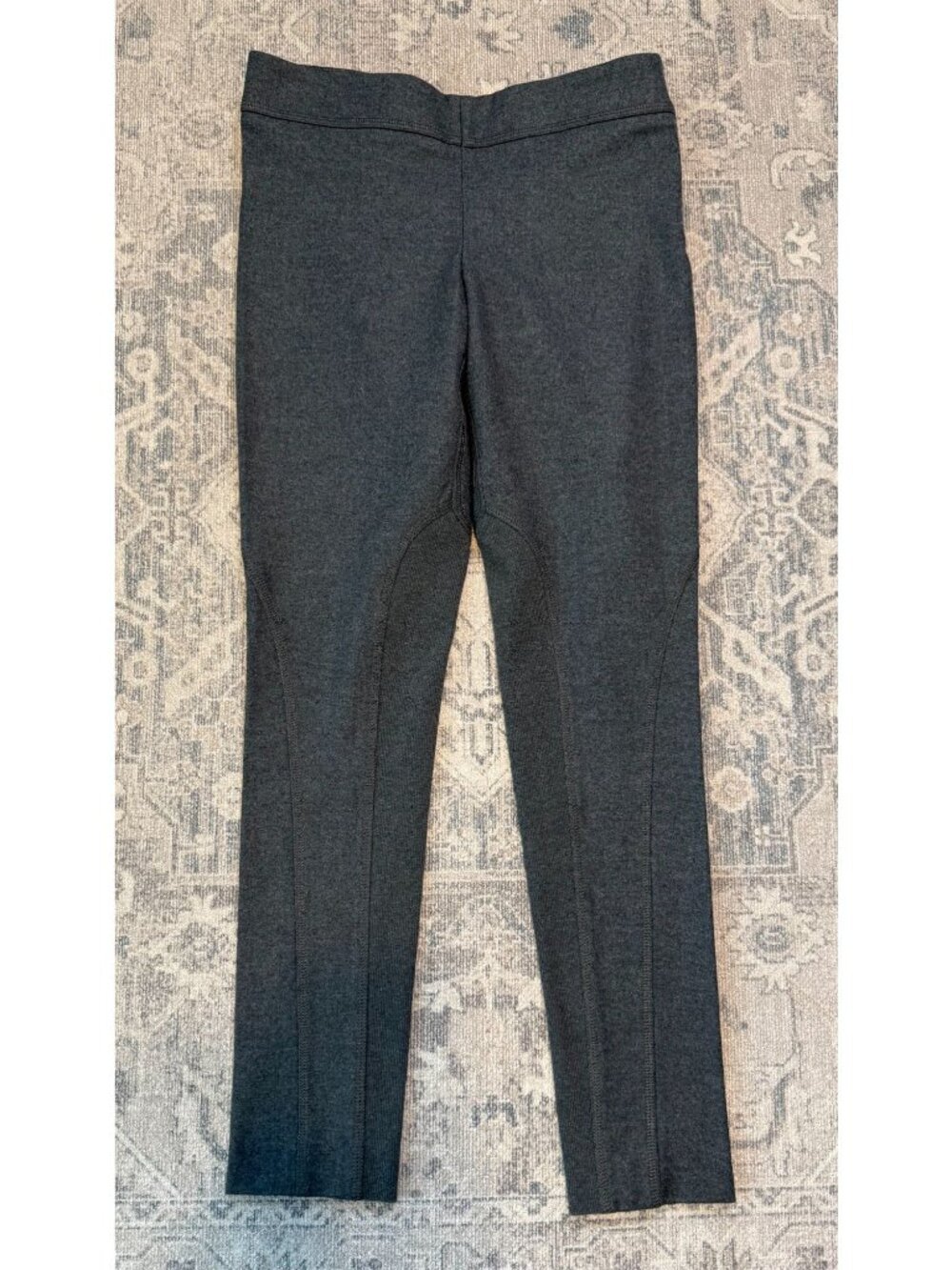 Brunello Cucinelli Women's Italy Virgin Wool Charcoal Gray Slim Pants Size 6